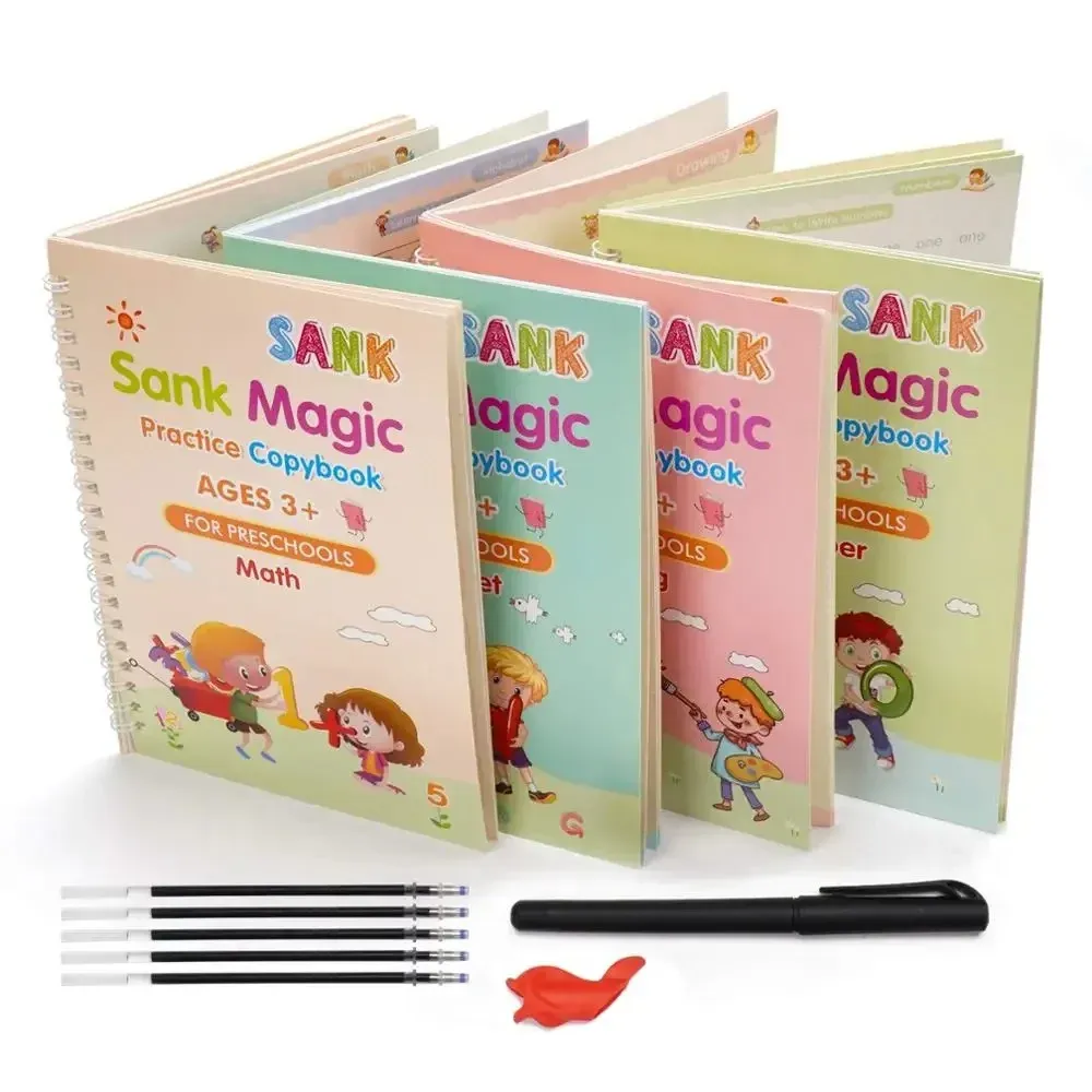 Kit de Cuadernos Mágicos de Caligrafía Reutilizables